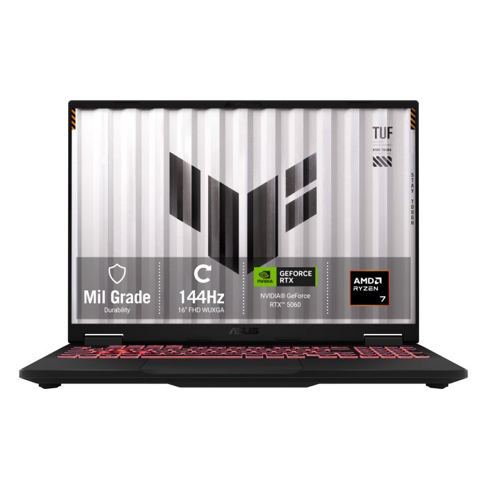 ASUS TUF A16 AMD Ryzen 9 16GB RAM 1TB SSD GeForce RTX 5070 144Hz 16 Inch Windows 11 Gaming Laptop
