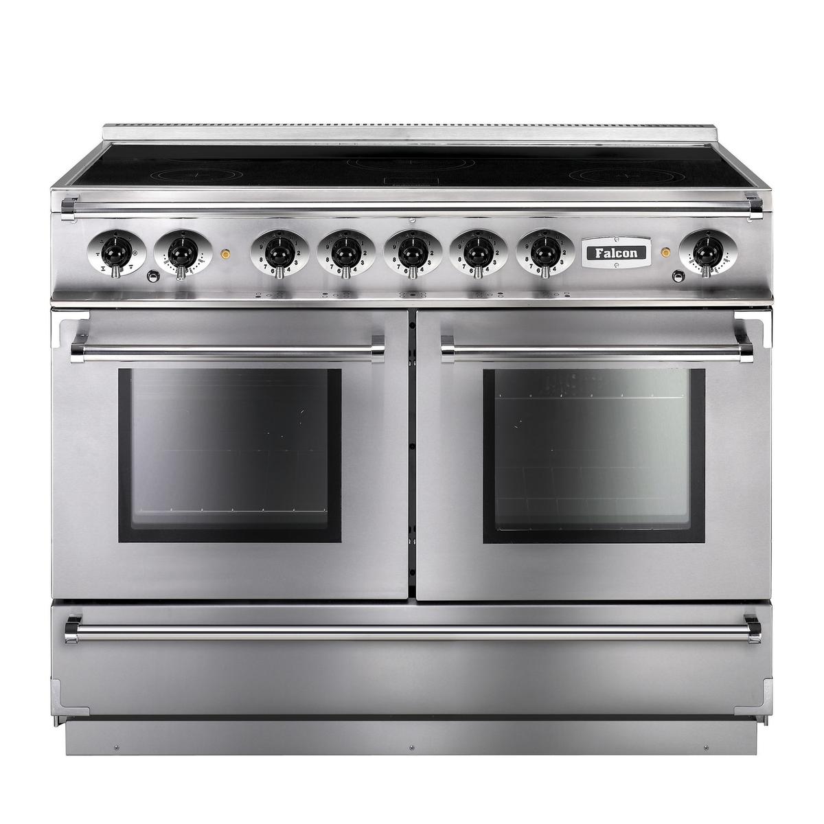 GRADE A2 - Falcon Continental 110cm Electric Induction Range Cooker - Stainless Steel