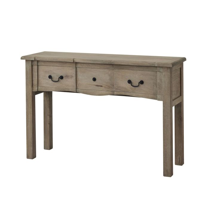 ALMOST PERFECT -  Solid Mango Wood 1 Drawer Console- Copgrove