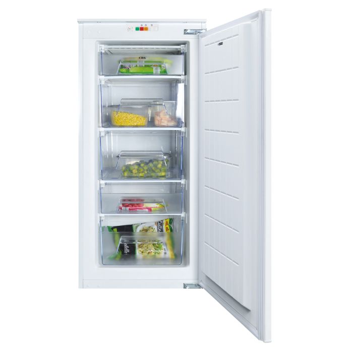 GRADE A2 - CDA 130 Litre Integrated Upright In-Column Freezer