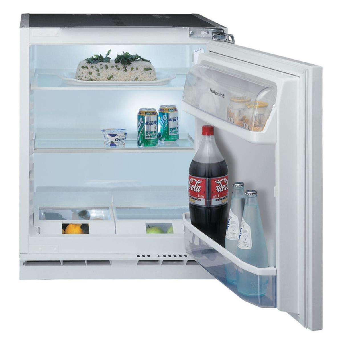 Refurbished Hotpoint HBUL011.UK Integrated 144 Litre Under Counter Larder Fridge 