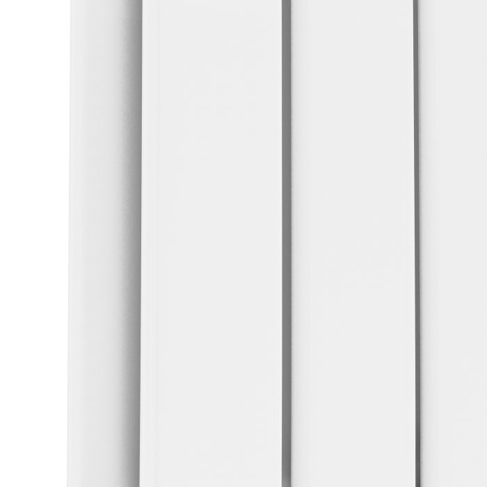 Riace White Horizontal Flat Designer Radiator 600x884mm Double Panel 3342 BTU