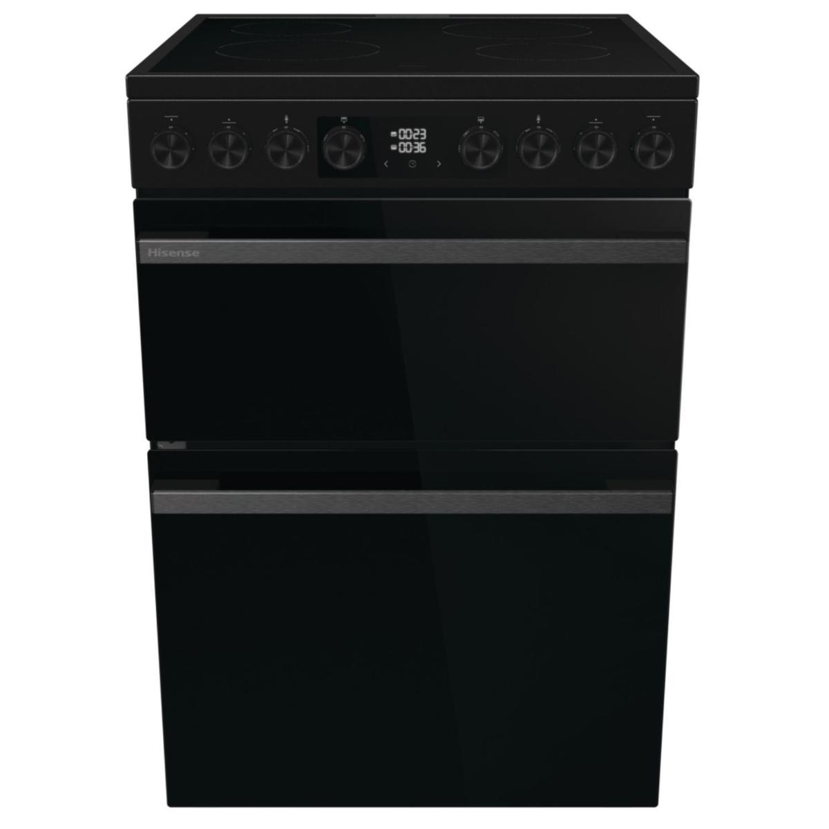 GRADE A2 - Hisense 60cm Electric Cooker - Black