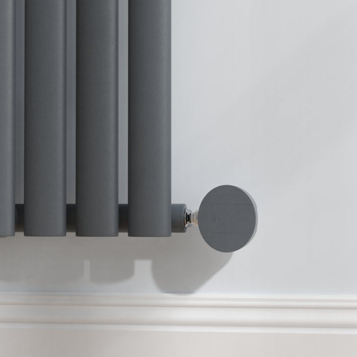 Anthracite Finish Control Panel Cover for Designer Radiator Heating Elements