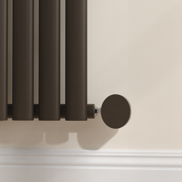 Russet Finish Control Panel Cover for Designer Radiator Heating Elements