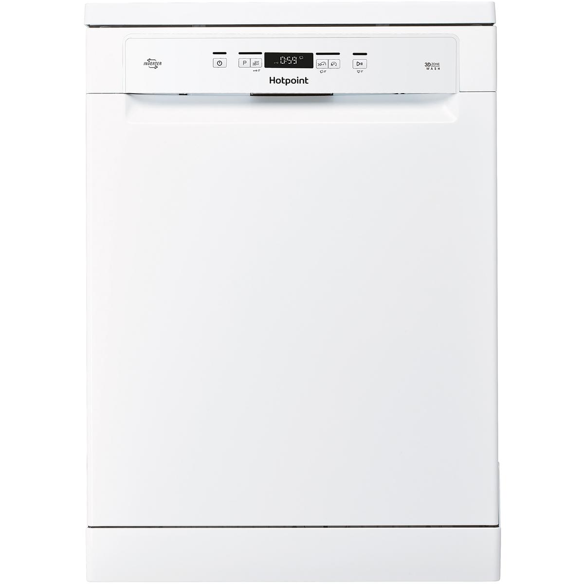 Refurbished Hotpoint Extra Freestanding Dishwasher - ActiveDry White