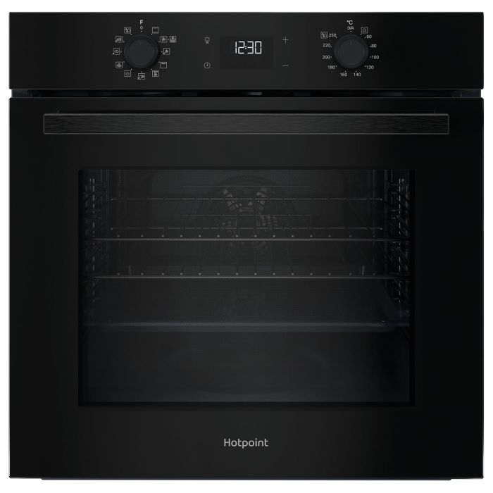 Hotpoint Class 2 HO458HBUK Electric Fan Assisted Single Oven - Black
