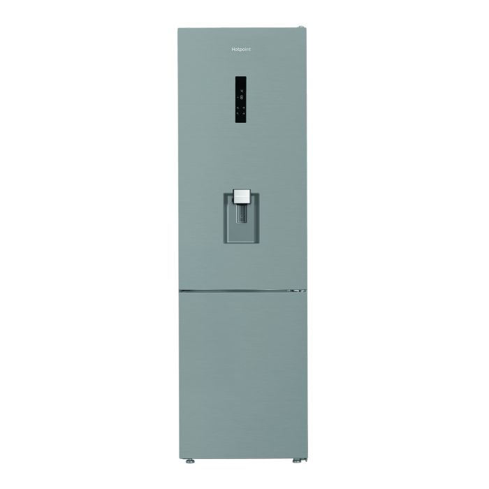 GRADE A2 - Hotpoint 355 Litre 70/30 Freestanding Fridge Freezer - Dark Inox