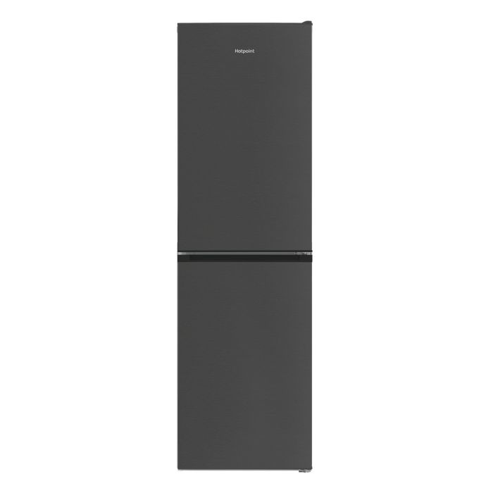 GRADE A2 - Hotpoint 270 Litre 50/50 Freestanding Fridge Freezer - Dark Stainless Steel