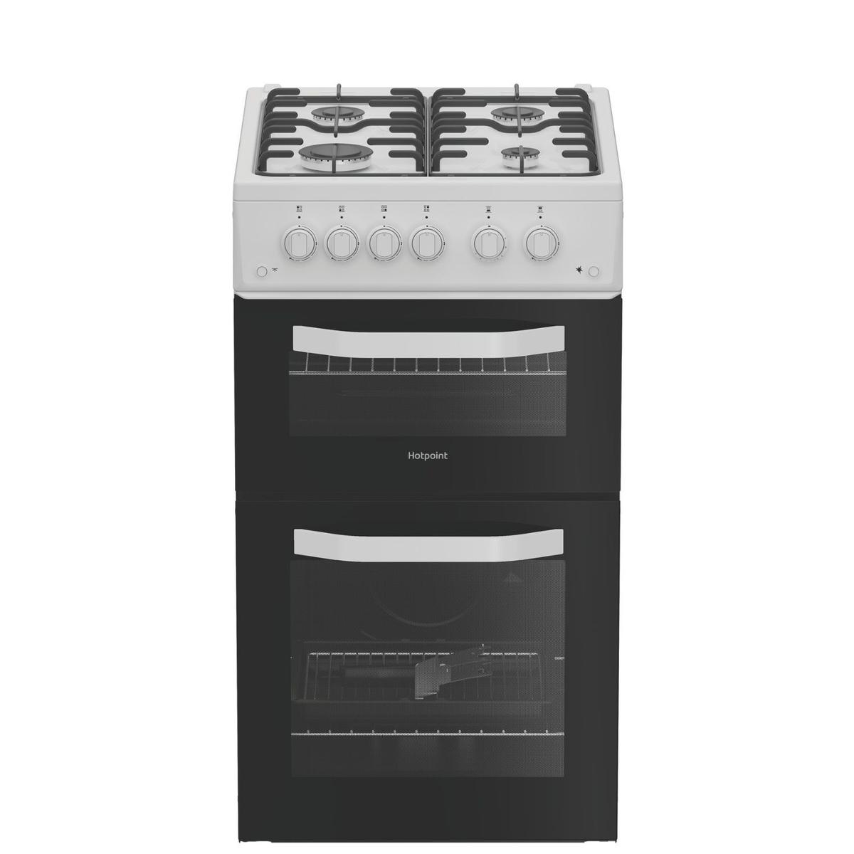 GRADE A2 - Hotpoint 50cm Gas Cooker - White