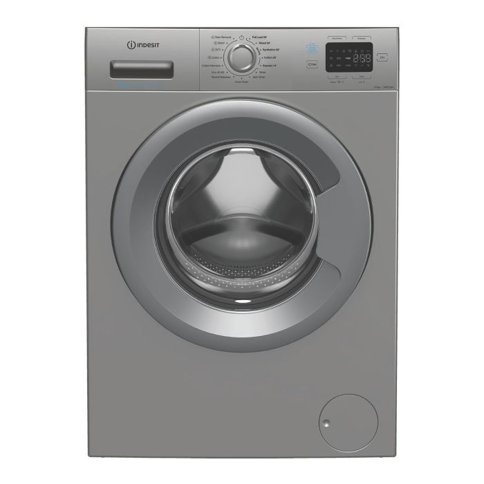 Indesit Push&Go 10kg 1400rpm Washing Machine - Silver