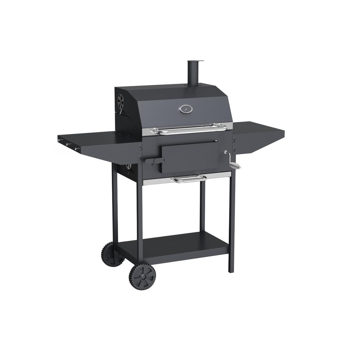 Refurbished Boss Grill Tennessee Charcoal Grill BBQ with Chimney Smoker Function