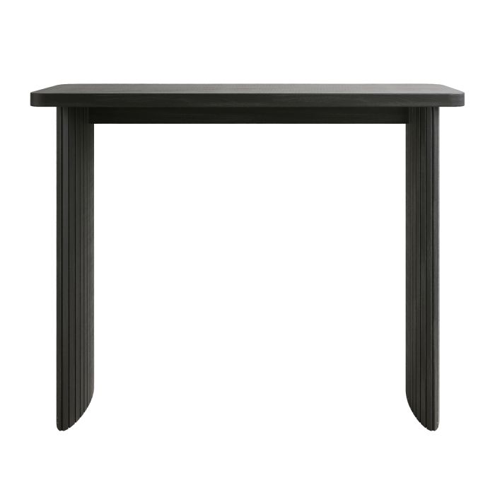 ALMOST PERFECT - Narrow Black Oak Console Table - Jarel
