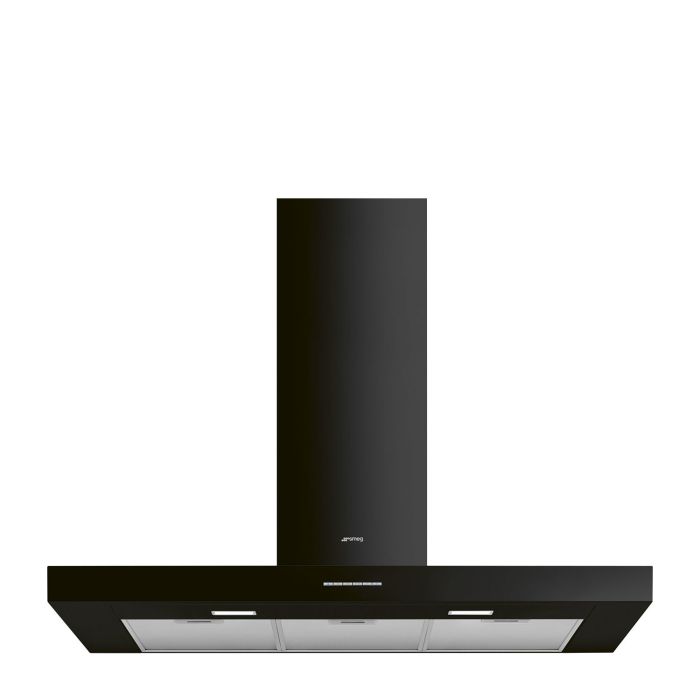 Smeg 100cm Chimney Cooker Hood - Black