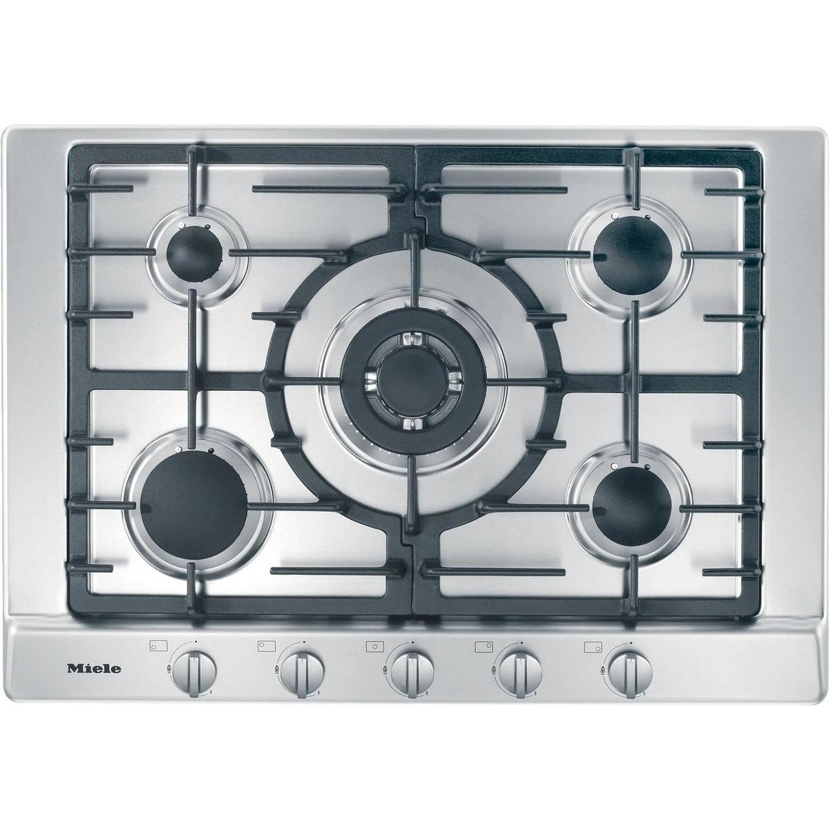 Refurbished Miele KM2032 75cm 5 Burner Gas Hob Stainless Steel