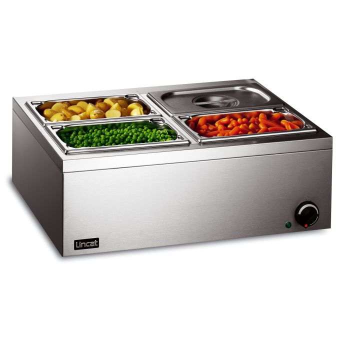 Lincat Countertop Dry Heat Bain Marie - 4 x 1/4 GN, 565mm Wide, Plug In