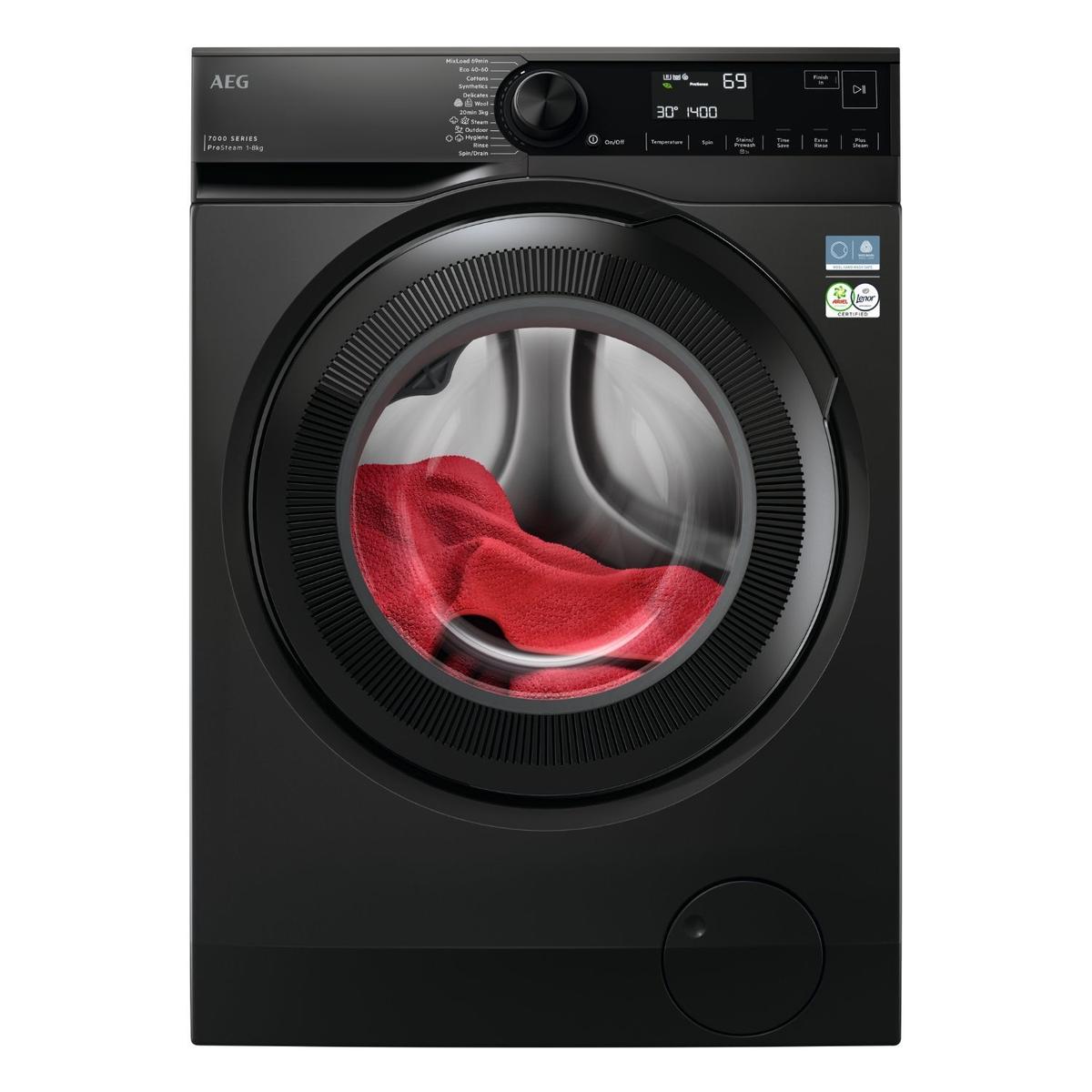 GRADE A2 - AEG 7000 Series ProSteam 8kg 1400rpm Washing Machine - Graphite