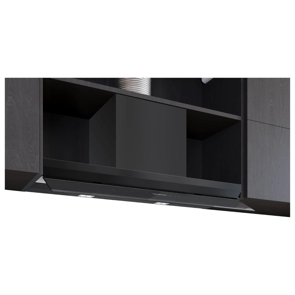 GRADE A3 - Siemens iQ700 90cm Canopy Cooker Hood - Matt Black