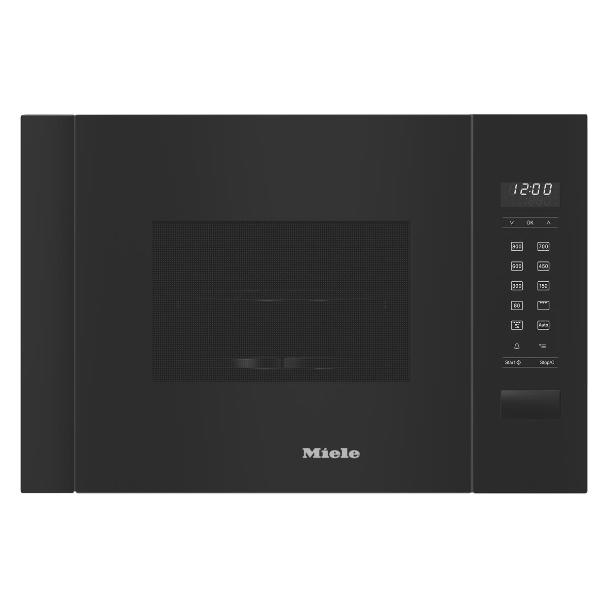 Refurbished Miele M2224SC Built In 17L with Grill 900W Microwave Black