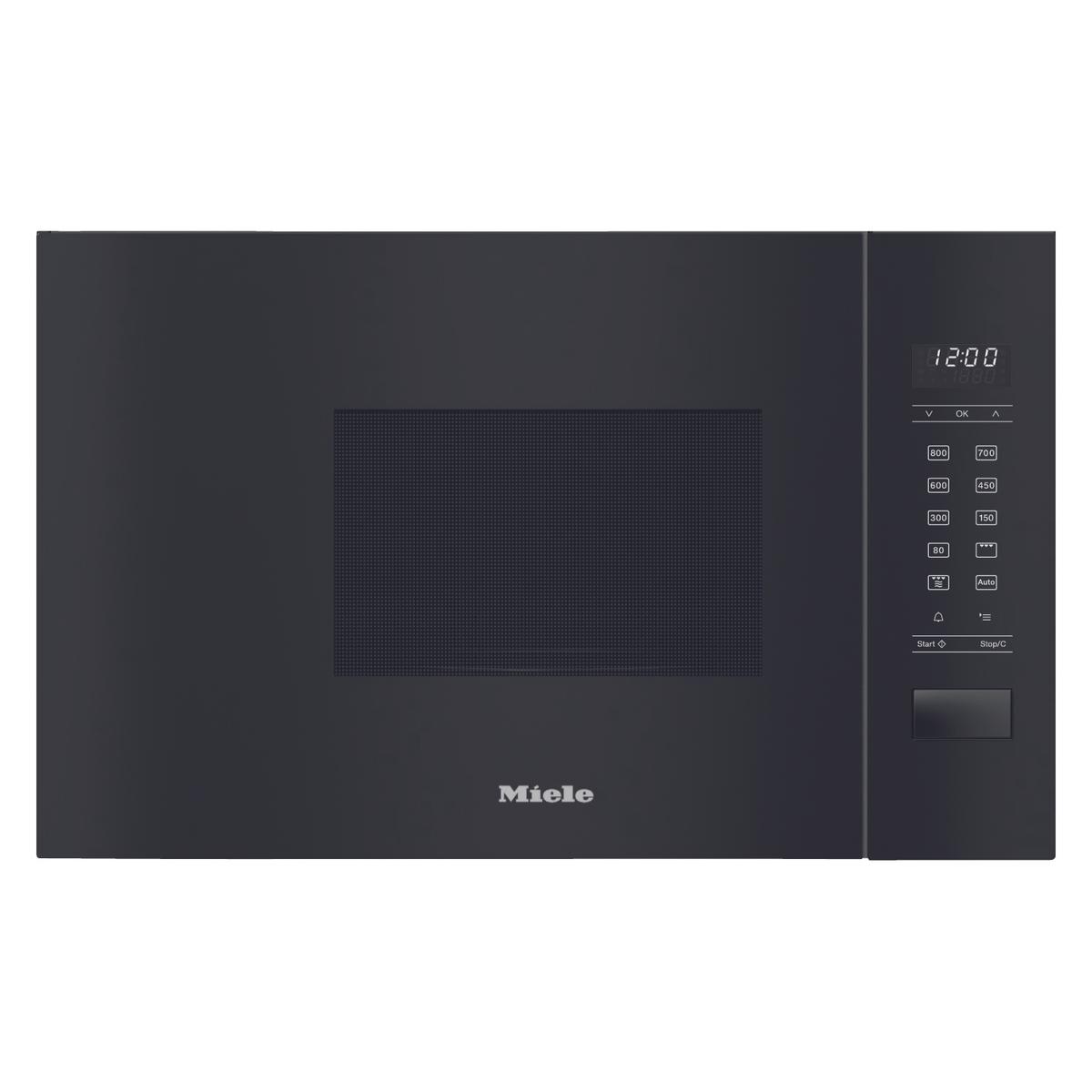 Refurbished Miele M2234SC 900W 17L Built-in Microwave & Grill - Black