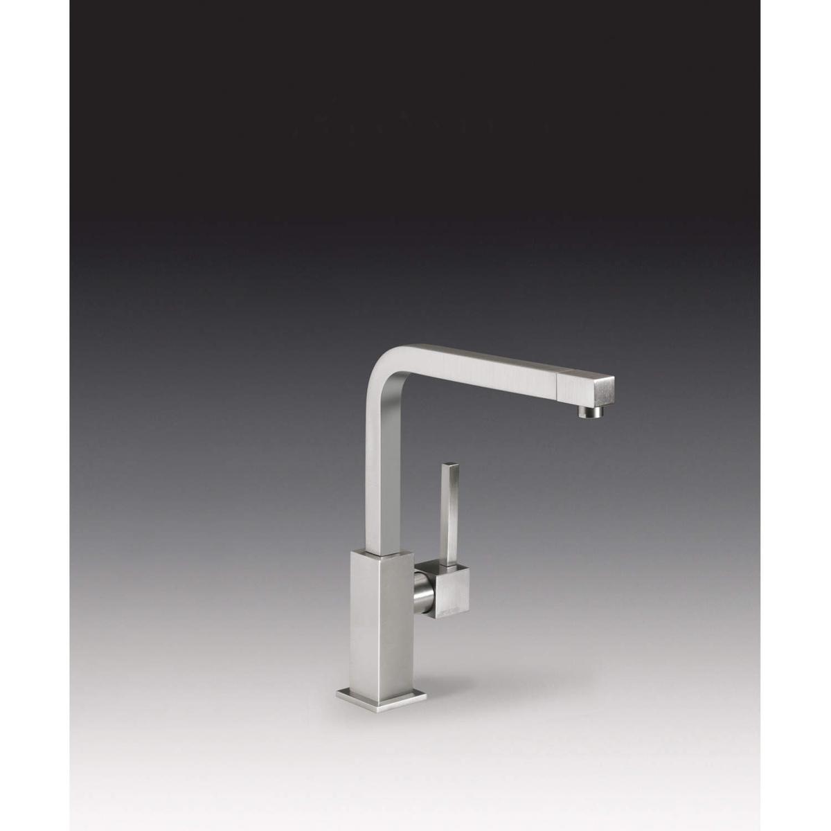 Smeg MFQ6-IS2 Single Lever Mixer Tap - Brushed Stainless Steel