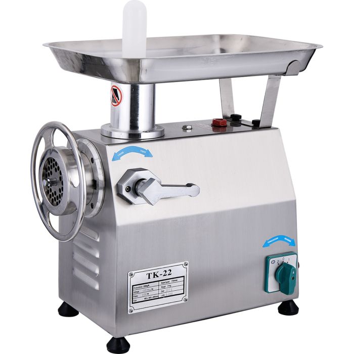 Culinox MG22SS Meat Mincer - 250kg/hr Stainless Steel Plug In