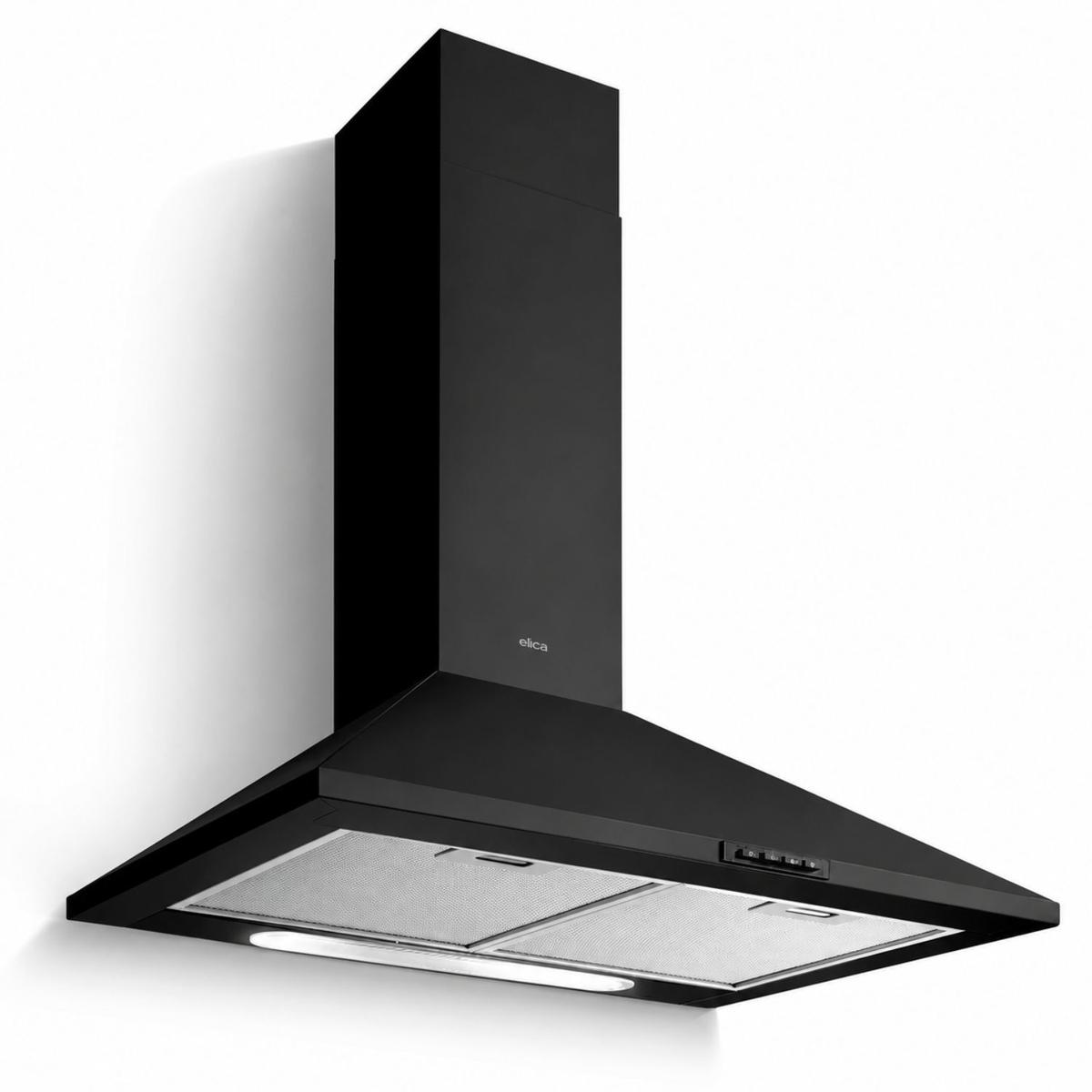 Elica Missy 60cm Chimney Cooker Hood - Black