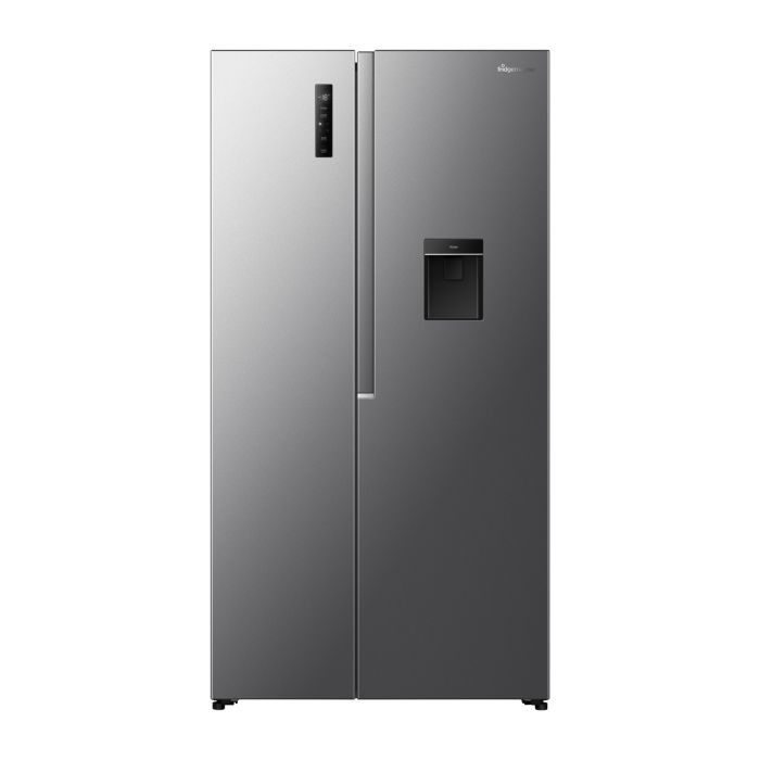 Fridgemaster 544 Litre Side-By-Side American Fridge Freezer - Silver