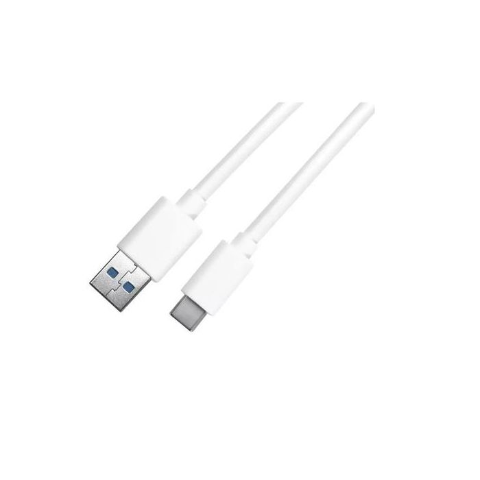 OEM 1 Meter USB-A 2.0 to USB-C 480Mps 15W White Cable