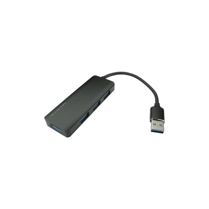 OEM 4 Port USB 3.0 Ultra Mini Hub Black