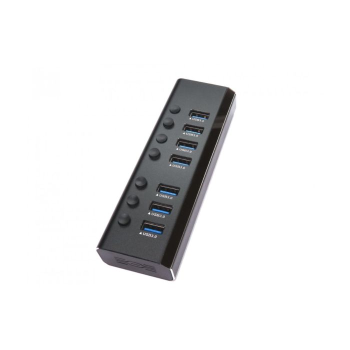 OEM 7 Port USB 3.0 Metal Shell hub With Power Supply