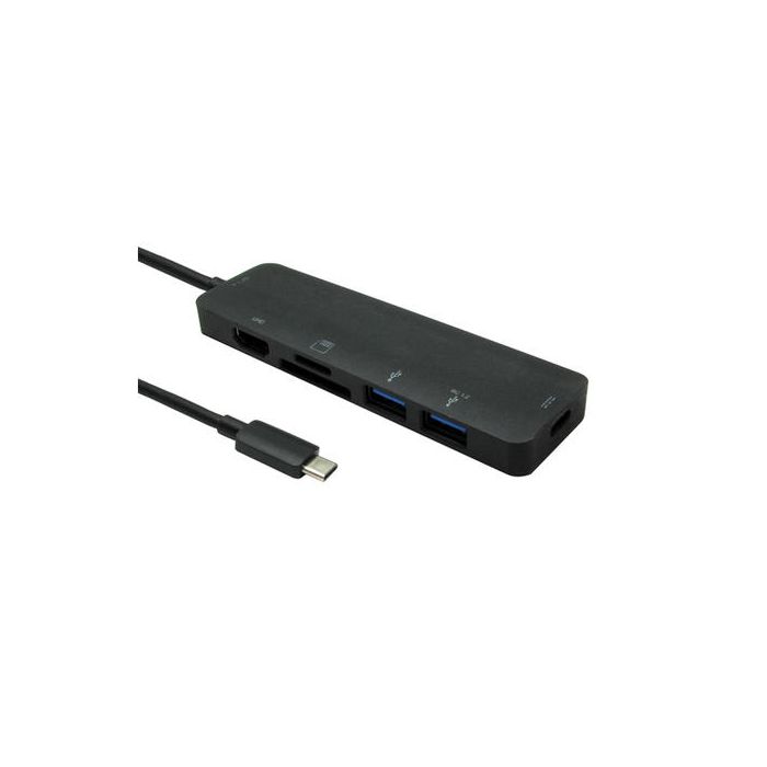 OEM USB-C 6-In-1 Adapter Black 