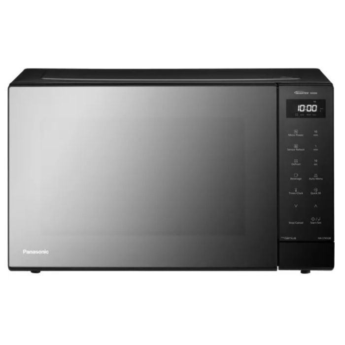 Panasonic NN-ST65QBBPQ 32L Solo Inverter Microwave Oven Black – 1000W Family-Size Microwave with Inverter Technology Auto Cook Programmes & Turbo Defrost