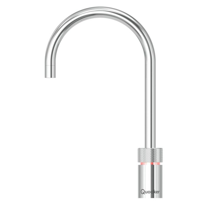 ONLY OPENED - Quooker Nordic Instant Boiling Water Kitchen Tap - Chrome Round Spout