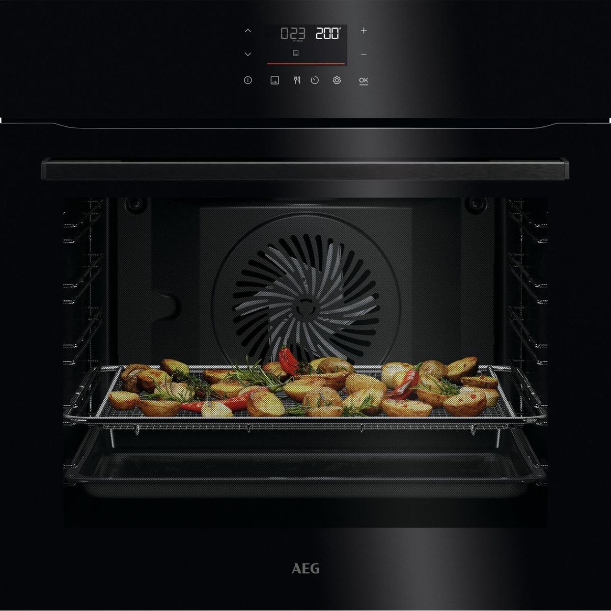 AEG Series 6000 OS6AB50PK Electric Single Oven - Black