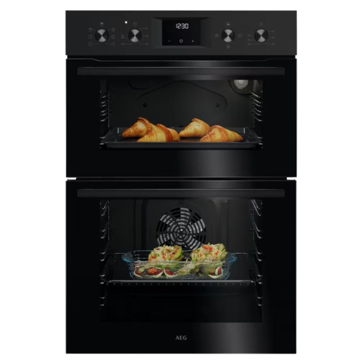 AEG 6000 Series OU5NP20B Built-In Electric Double Oven - Black