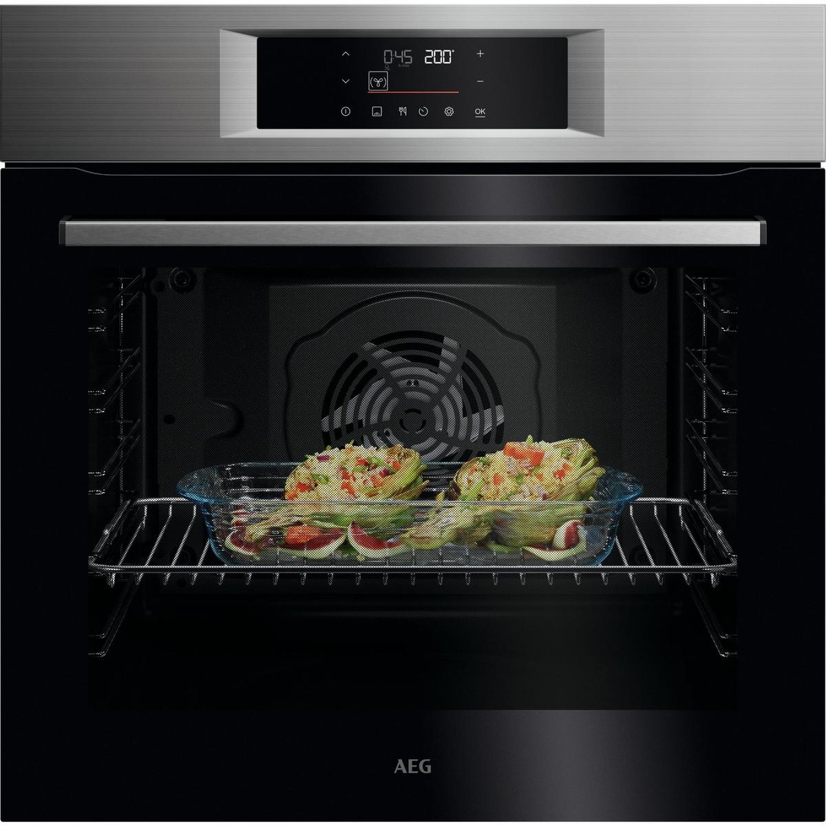 AEG 5000 Series OU5PB40PM Electric Single Oven - Stainless Steel