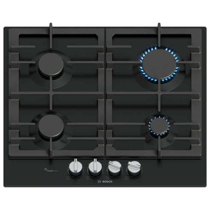 Refurbished Bosch Series 6 60cm 4 Burner Gas Hob - Black
