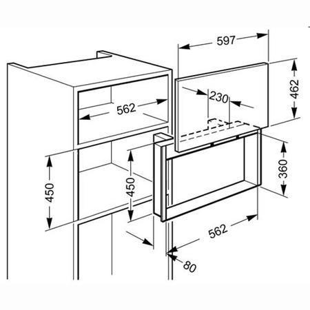 Smeg PMO100SG2 Linea Integrated Door for Microwave Oven