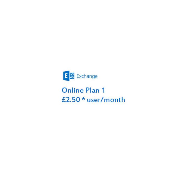 Microsoft&reg; Exchange Online Plan 1Open Shared Sever Single SubscriptionVL OLP 1License No Level Qualified Annual