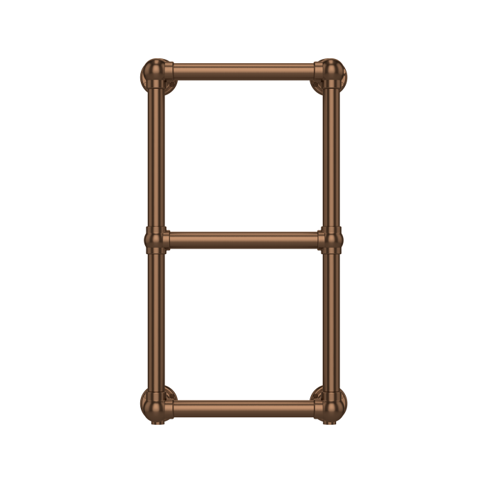 ALMOST PERFECT - Bronze Vertical Traditional Towel Radiator 700x400mm -Regent