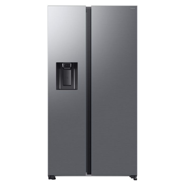 Refurbished Samsung Series 6 640 Litre Side-By-Side American Fridge Freezer - Silver