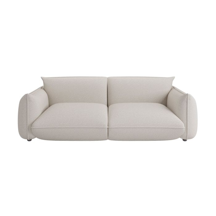 ALMOST PERFECT - Beige Chenille 3 Seater Cloud Sofa - Santo