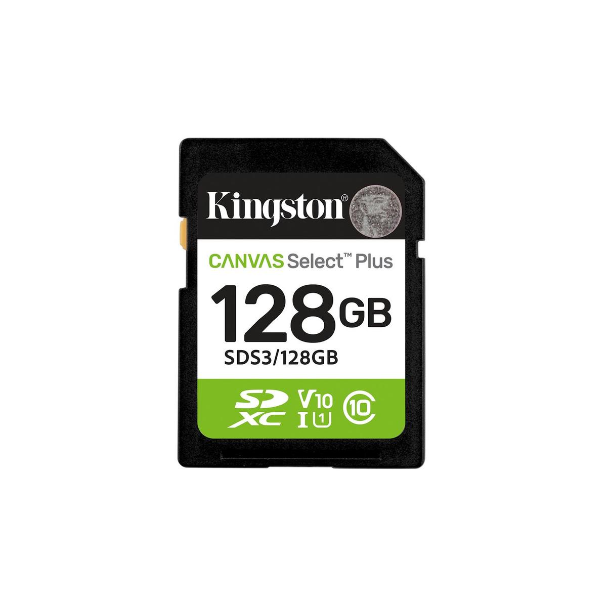 Kingston Canvas Select Plus 128GB SDXC UHS-I Memory Card
