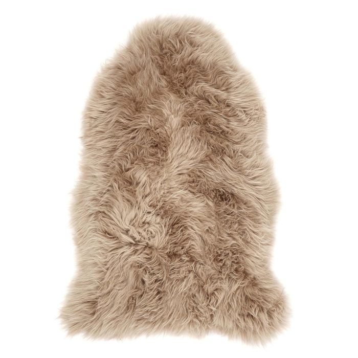 Brown Single Genuine Sheepskin Rug - 95 x 65 cm - Origins