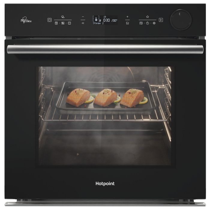 Hotpoint Class 4 SI4S854CBL Air Fry Electric Single Oven with ActiveSteam