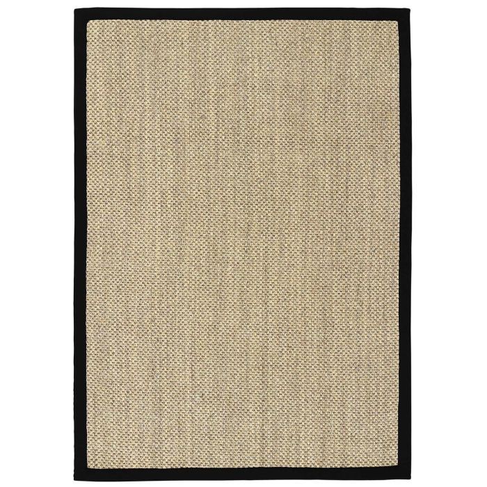 Large Sisal Beige Rug with Black Border - 290 x 200 cm - Sisal - Origins
