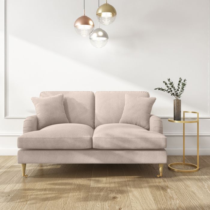 ONLY OPENED - Beige Woven Fabric 2 Seater Sofa - Payton