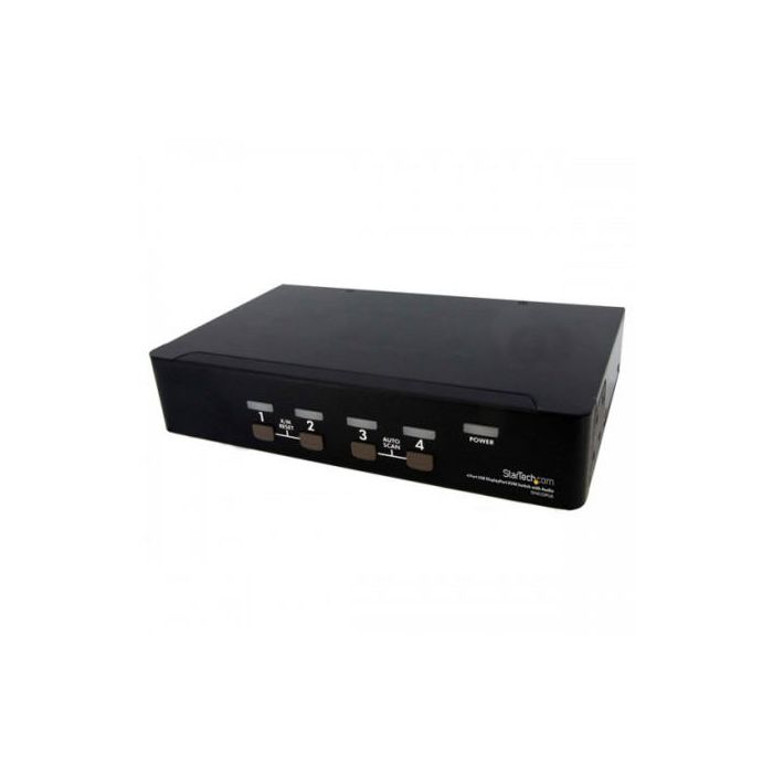 4 Port DisplayPort KVM Switch with Audio