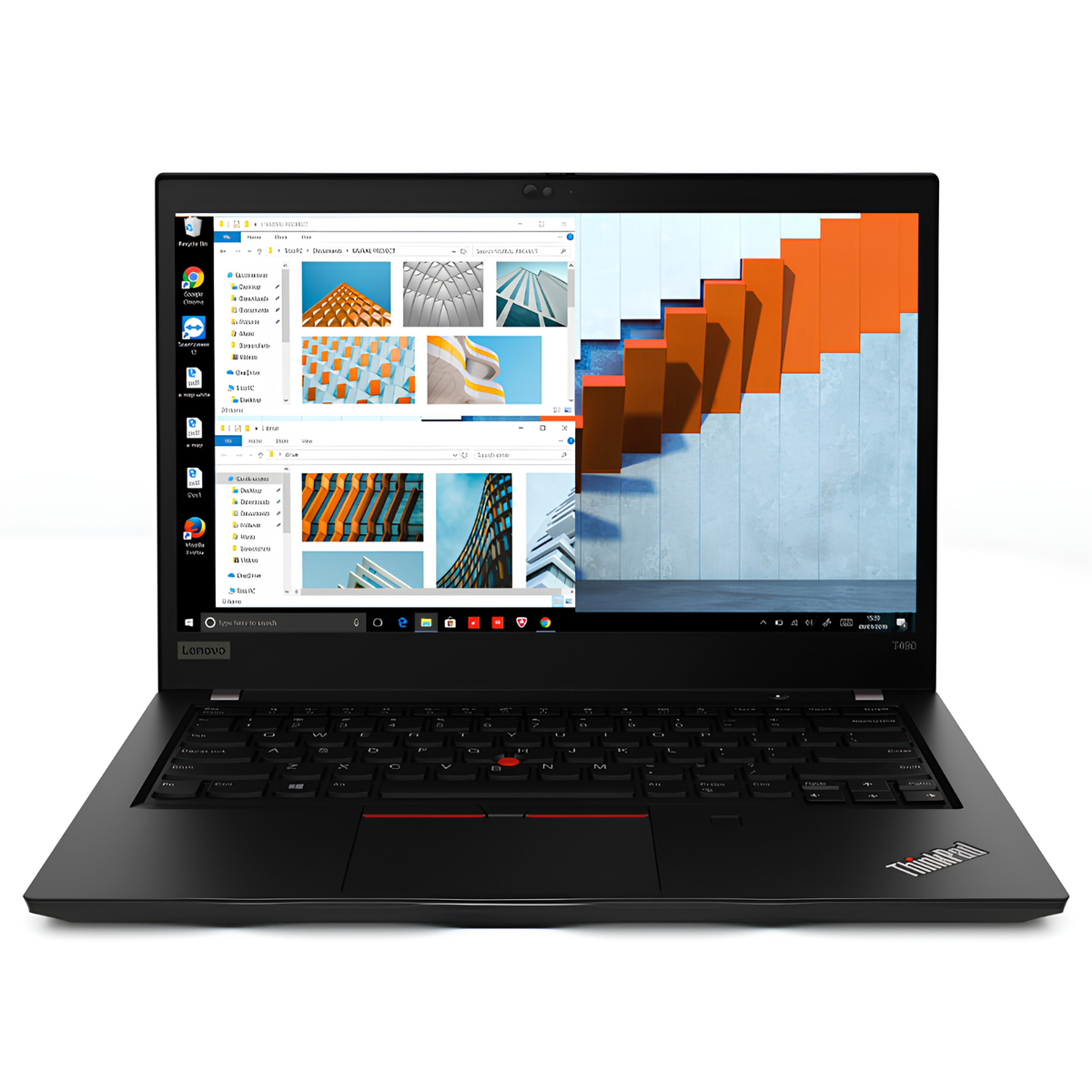 Refurbished Lenovo ThinkPad T490 Core i7 8th gen 16GB RAM 256GB SSD 14 Inch Windows 11 Pro Laptop